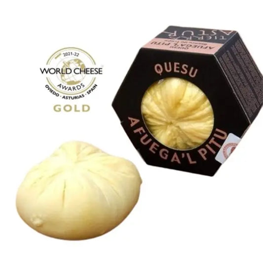 Queso Afuega´l Pitu Trapo Blanco / Medalla de Bronce en los WCA 24 y de Oro WCA 21/22